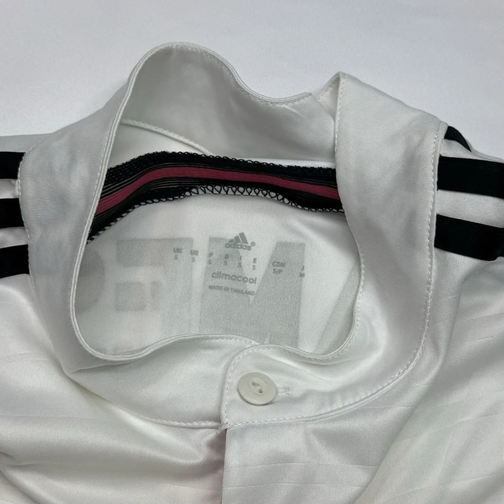 Real Madrid Adidas Soccer Jersey Mens Small White Fly Emirates Football Shirt 10